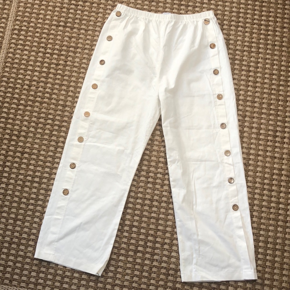 Miss Look New Women’s Medium White Buttondown Pants